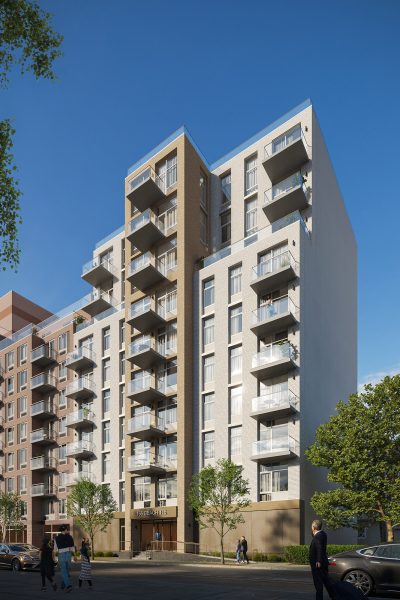 3D architectural visualization New York 165 Beach 115th St