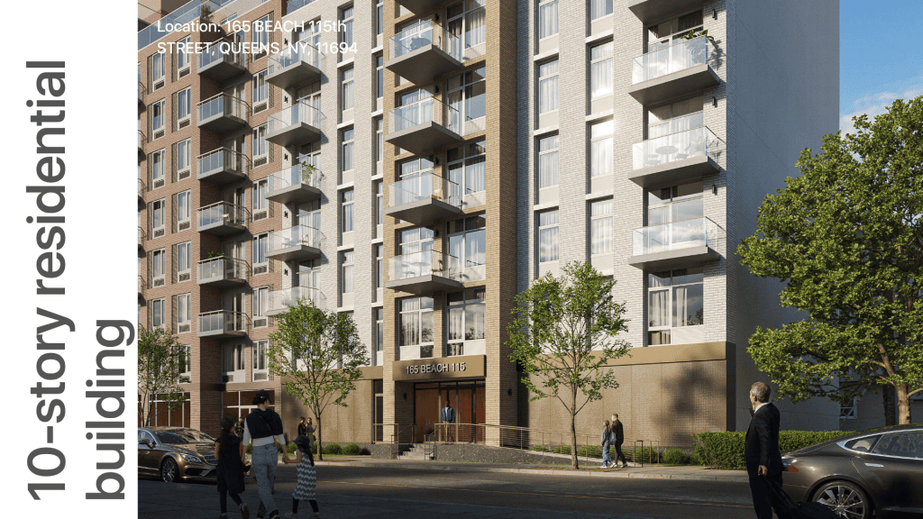 165 Beach 115th St Queens NYC architectural rendering facade