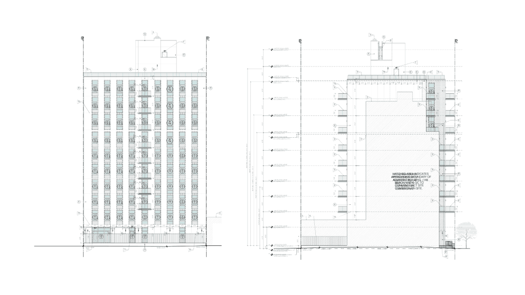 Architectural 3D modeling and drawings for 165 Beach 115th Street development