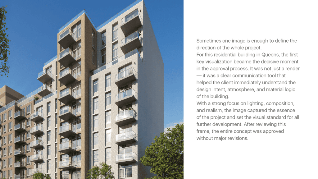 Architectural 3D modeling and drawings for 165 Beach 115th Street development