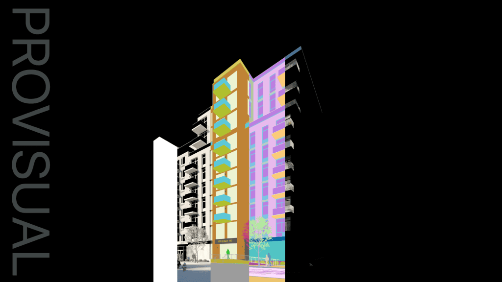 Architectural 3D modeling and drawings for 165 Beach 115th Street development