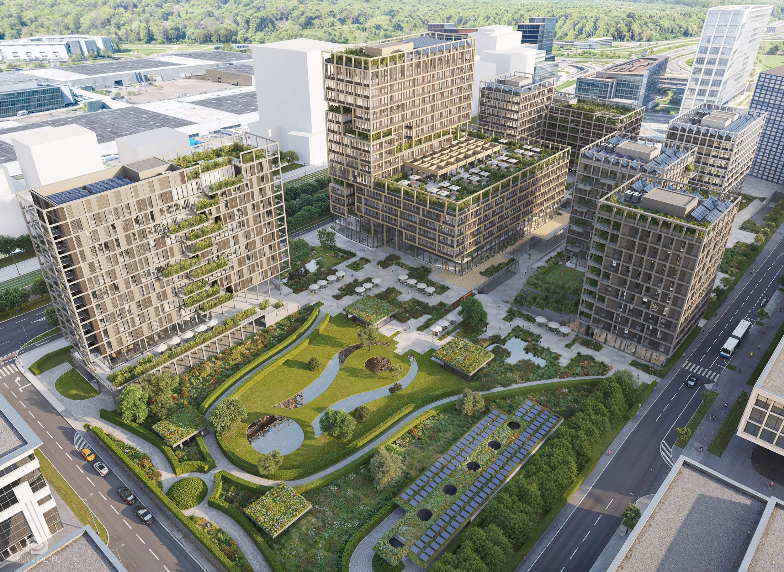 visualisation 3D de grande envergure